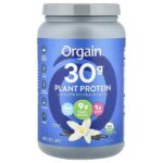 Полноценный растительный протеиновый порошок, ваниль, 912 г (2,01 фунта) — Orgain