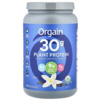 Полноценный растительный протеиновый порошок, ваниль, 912 г (2,01 фунта) — Orgain