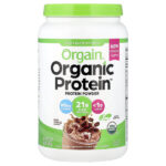 Organic Protein™, растительный порошок, со вкусом холодного кофе, 920 г (2,03 фунта) — Orgain