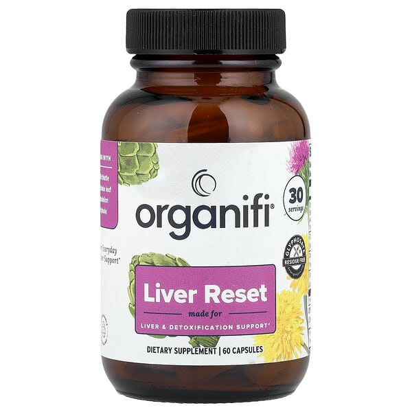 ogf33206_v_16.jpg Liver Reset, восстановление печени, 60 капсул — Organifi