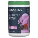 Electrolytes + Enhanced Collagen, Wild Berry, 12.7 oz (360 g) — Organika