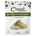 органический ежовик гребенчатый, в порошке, 100 г (3,5 унции) — Organic Traditions