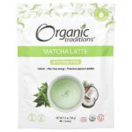 Матча латте с пробиотиками, 150 г (5,3 унции) — Organic Traditions