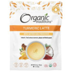 Латте из куркумы с шафраном и пробиотиками, 150 г (5,3 унции) — Organic Traditions