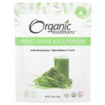 Порошок сока из ростков пшеницы, 150 г (5,3 унции) — Organic Traditions