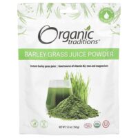 Порошок сока ячменя, 150 г (5,3 унции) — Organic Traditions