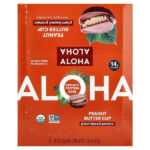 Organic Protein Bars, Peanut Butter Cup, 12 Bars, 1.98 oz (56 g) Each — Aloha