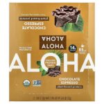 Organic Protein Bars, Chocolate Espresso, 12 Bars, 1.98 oz (56 g) Each — Aloha