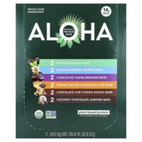 Organic Plant-Based Protein Bars Sampler Pack, 12 Bars — Aloha