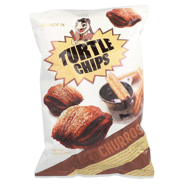 oio98320_v_2.jpg Turtle Chips, Choco Churros, 160 г (5,65 унции) — Orion