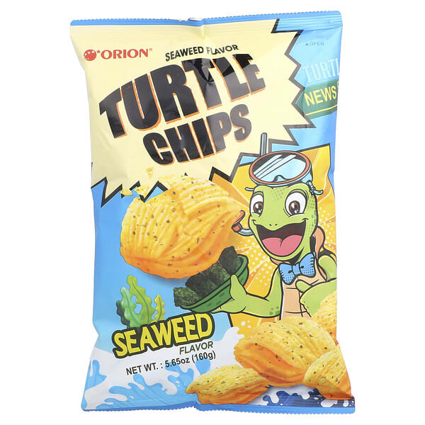 oio99040_v_2.jpg Turtle Chips, морские водоросли, 160 г (5,65 унции) — Orion