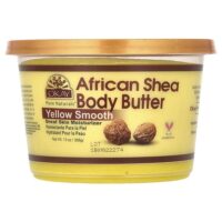 Масло для тела африканского ши, гладкое желтое, 368 г (13 унций) — Okay Pure Naturals