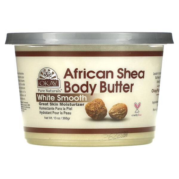 oka01540_v_15.jpg Масло африканского ши, белое масло, 368 г (13 унций) — Okay Pure Naturals