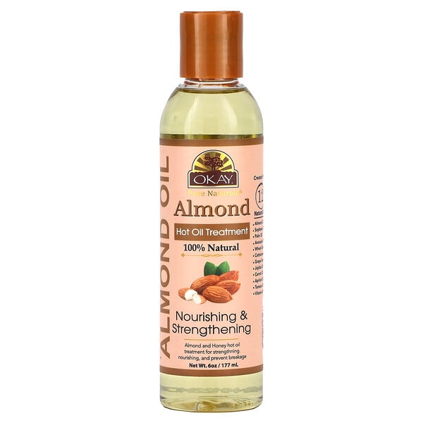oka01716_v_3.jpg Средство с миндальным горячим маслом, 177 мл (6 унций) — Okay Pure Naturals