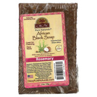 Африканское черное мыло, розмарин, 156 г (5,5 унции) — Okay Pure Naturals