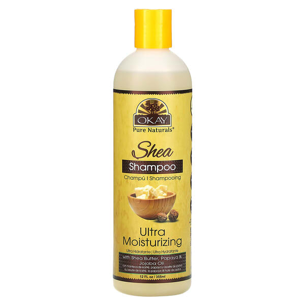 oka01935_v_8.jpg Шампунь ши, ультраувлажнение, 355 мл (12 жидк. унц.) — Okay Pure Naturals