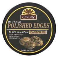 Polished Edges, с черным ямайским касторовым маслом, 59 мл (2 унции) — Okay Pure Naturals