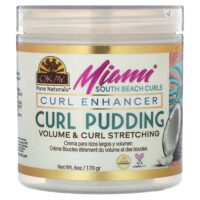 Miami South Beach Curls, пудинг для кудрей, 170 г (6 унций) — Okay Pure Naturals