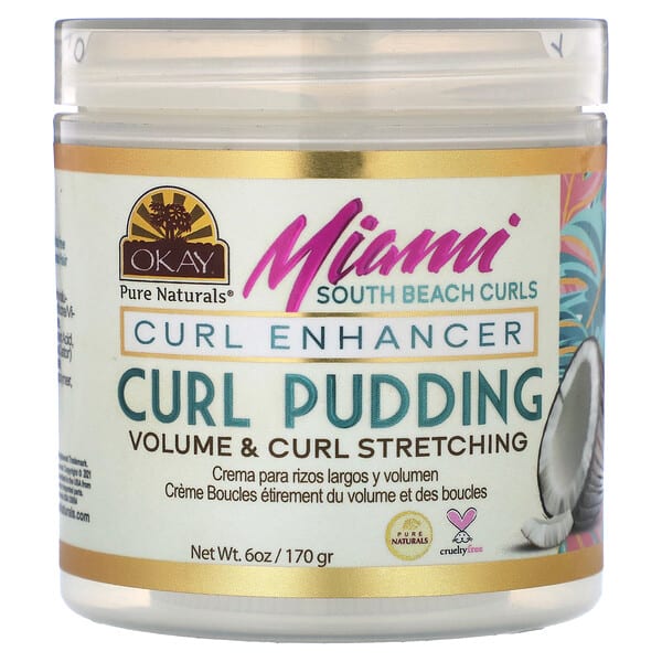 oka47033_v_16.jpg Miami South Beach Curls, пудинг для кудрей, 170 г (6 унций) — Okay Pure Naturals