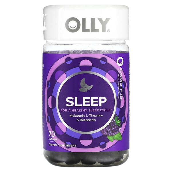 ole00802_v_8.jpg Sleep, Blackberry Zen`` 70 жевательных таблеток — OLLY