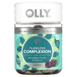 Flawless Complexion, ягодная свежесть, 50 жевательных таблеток — OLLY
