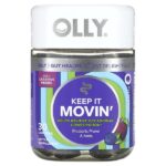 Keep It Movin', слива и ягоды, 30 жевательных мармеладок — OLLY