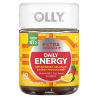 Daily Energy, со вкусом ягод и юдзу, 60 жевательных мармеладок — OLLY