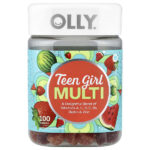 Multi Gummies, мультивитамины для девочек-подростков, ягоды и дыня, 100 жевательных таблеток — OLLY