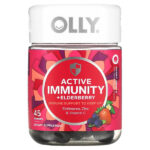 Active Immunity + Elderberry, Berry Brave, 45 жевательных таблеток — OLLY