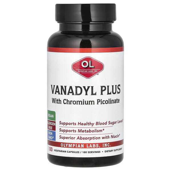 oly00018_v_20.jpg Vanadyl Plus с пиколинат хрома, 100 вегетарианских капсул — Olympian Labs