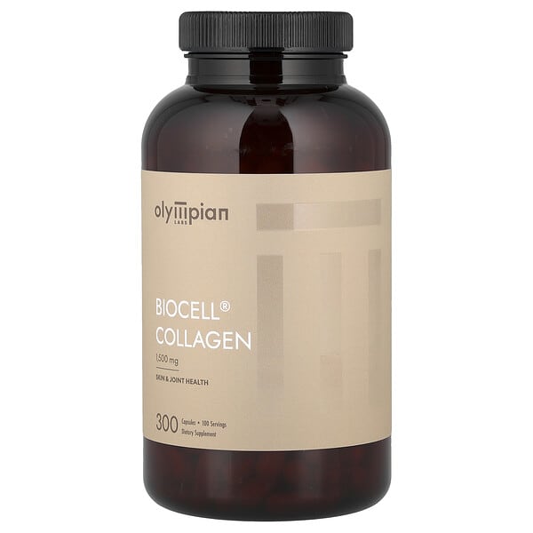 oly03049_v_63.jpg коллаген BioCell Collagen®, 300 капсул — Olympian Labs