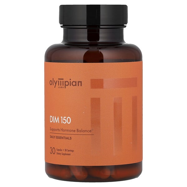 oly10066_v_58.jpg DIM-150, 30 вегетарианских капсул (150 мг на капсулу) — Olympian Labs