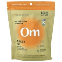 грибной порошок, трутовик разноцветный, 200 г (7,05 унции) — Om Mushrooms