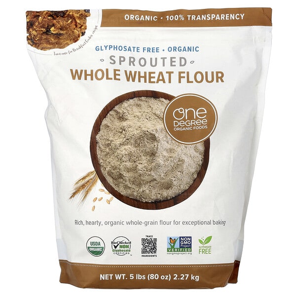 ond10403_v_4.jpg мука из цельных ростков пшеницы, 2,27 кг (5 фунтов) — One Degree Organic Foods