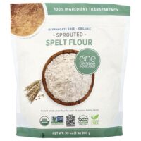 мука из пророщенной спельты, 907 г (32 унции) — One Degree Organic Foods