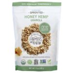 гранола с проросшим медом и коноплей, 312 г (11 унций) — One Degree Organic Foods