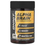 Alpha BRAIN®, поддержка работы мозга, 90 капсул — Onnit