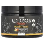 Alpha BRAIN®, растворимый продукт с персиком, без кофеина, 108 г (3,8 унции) — Onnit