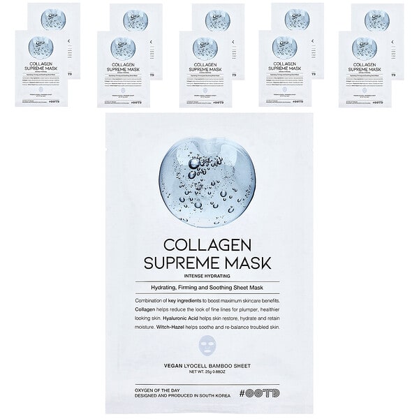 oot81206_v_17.jpg Collagen Supreme Beauty Mask, 10 шт. По 25 г (0,88 унции) — OOTD