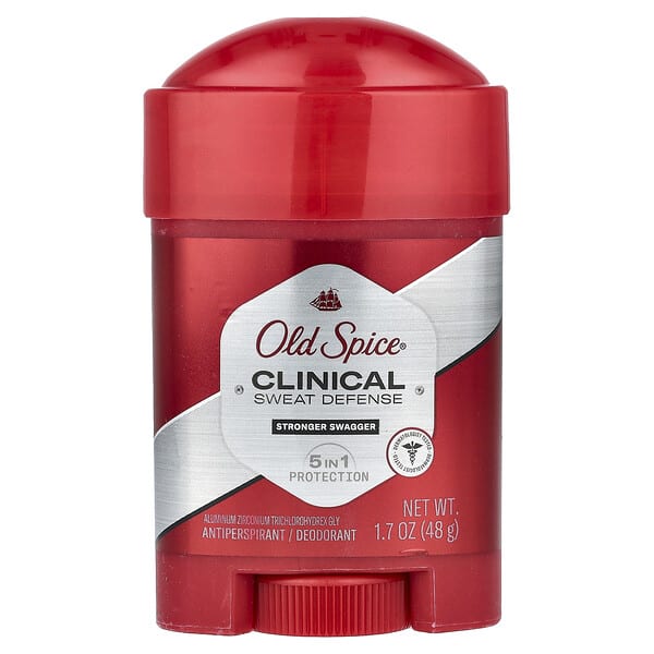 opc04689_v_46.jpg Clinical Sweat Defense, антиперспирант / дезодорант, для укрепления духа, 48 г (1,7 унции) — Old Spice