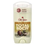 Total Body Deodorant, для чувствительной кожи, ваниль и ши, 85 г (3 унции) — Old Spice
