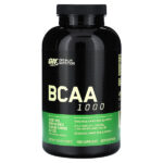 BCAA 1000, аминокислоты с разветвлённой цепью, 400 капсул (500 мг в 1 капсуле) — Optimum Nutrition