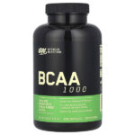 BCAA 1000, аминокислоты с разветвлённой цепью, 200 капсул (500 мг в 1 капсуле) — Optimum Nutrition