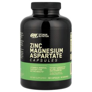 Цинка и магния аспартат, 180 капсул — Optimum Nutrition