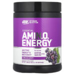 Essential Amin.O. Energy®, виноград Конкорд, 585 г (1,29 фунта) — Optimum Nutrition