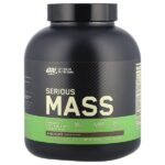 Serious Mass™, гейнер, шоколад, 2,72 кг (6 фунтов) — Optimum Nutrition