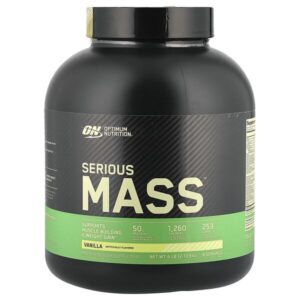 Serious Mass™, ваниль, 2,72 кг (6 фунтов) — Optimum Nutrition
