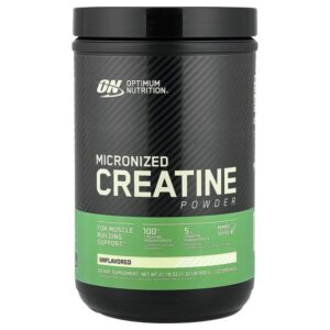 микронизированный порошок креатина, без добавок, 600 г — Optimum Nutrition
