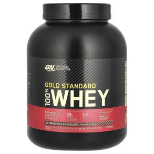 Gold Standard, 100% Whey, сыворотка с насыщенным вкусом молочного шоколада, 2,27 кг (5 фунтов) — Optimum Nutrition