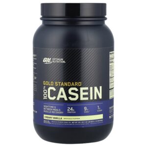 Gold Standard®, 100% казеин, со вкусом ванили, 825 г (1,81 фунта) — Optimum Nutrition